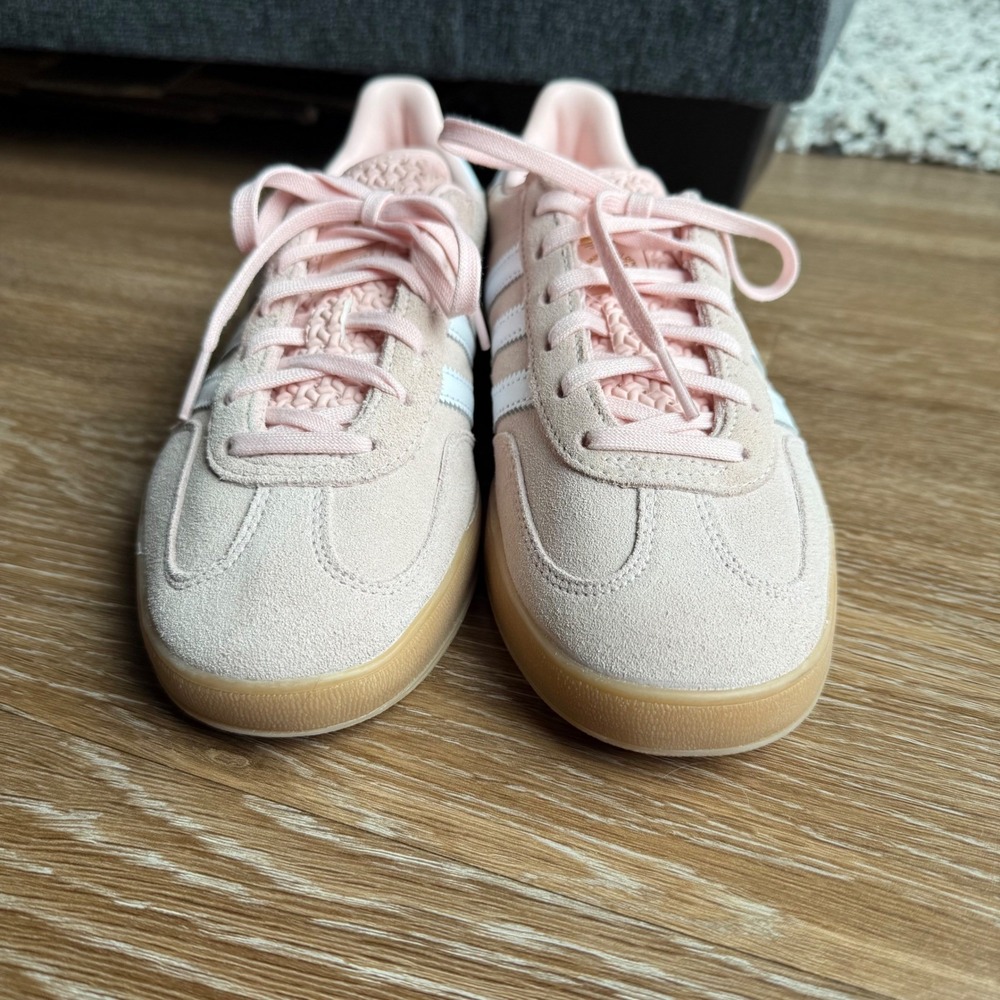 Adidas Gazelle Womens Wonder Quartz Pink White Gum Sneakers IE0415 SIZE 7 - Picture 4 of 7